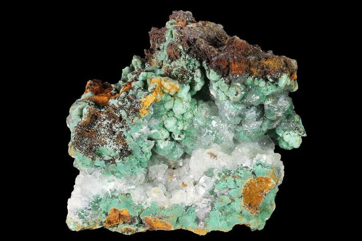 Malachite and Calcite Association - Zacatecas, Mexico #144245